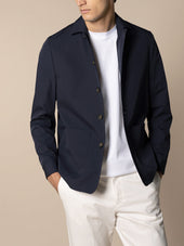 Navy Technical Leisure Blazer
