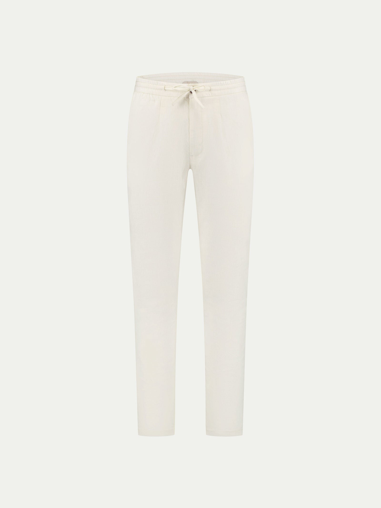 Ivory Linen Seaside Trousers