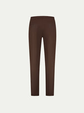 Chocolate Linen Seaside Trousers