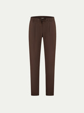 Chocolate Linen Seaside Trousers