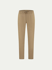 Dark Taupe Linen Seaside Trousers