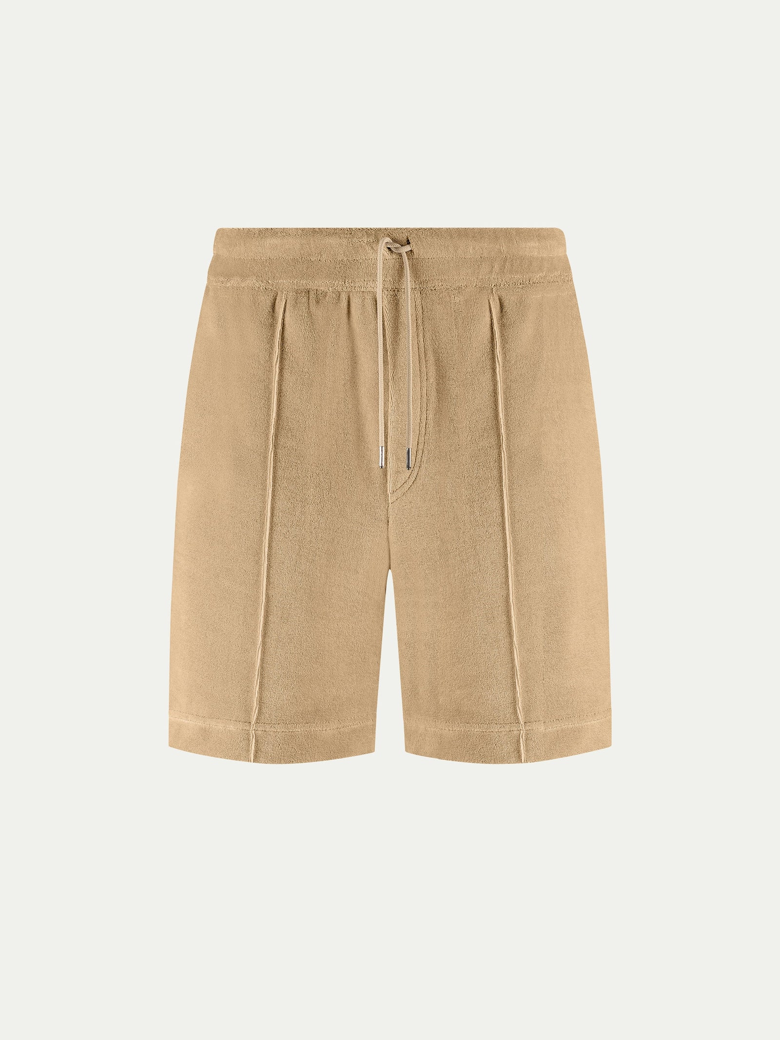 Beige Terry Towelling Leisure Shorts