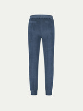 Steel Blue Terry Towelling Leisure Trousers