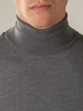Extrafine Merino Rollneck Dark Grey