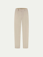Beige Cotton Wool Voyager Trousers