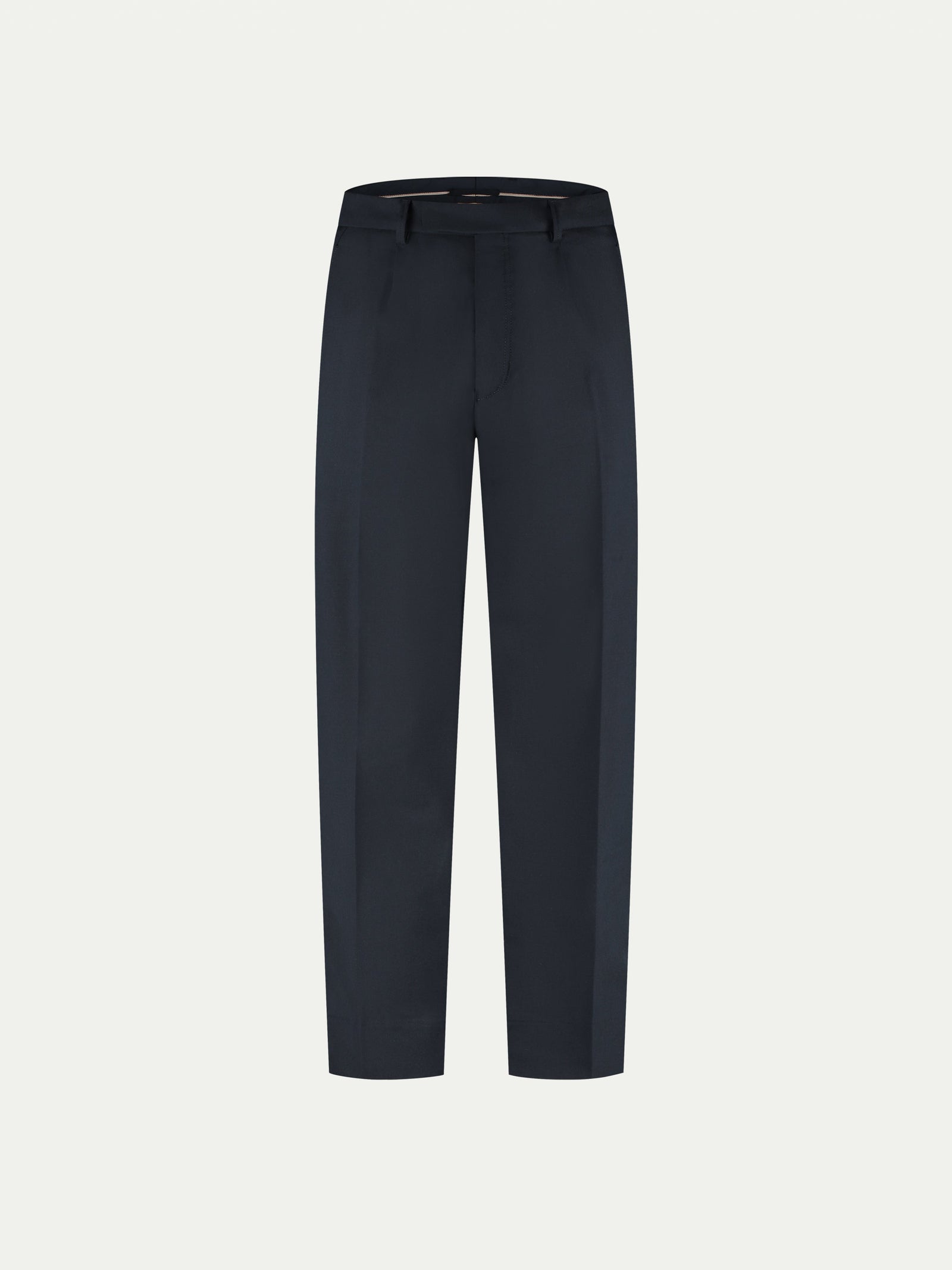 Navy Cotton Wool Voyager Trousers