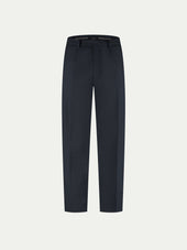 Navy Cotton Wool Voyager Trousers