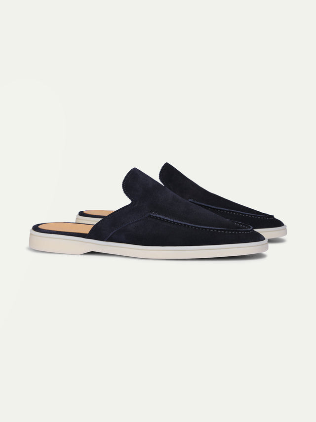 Navy Yacht Slipper