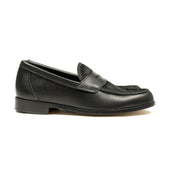 Aurland Penny Loafer In Calf With Hair On Horsehide Vamp