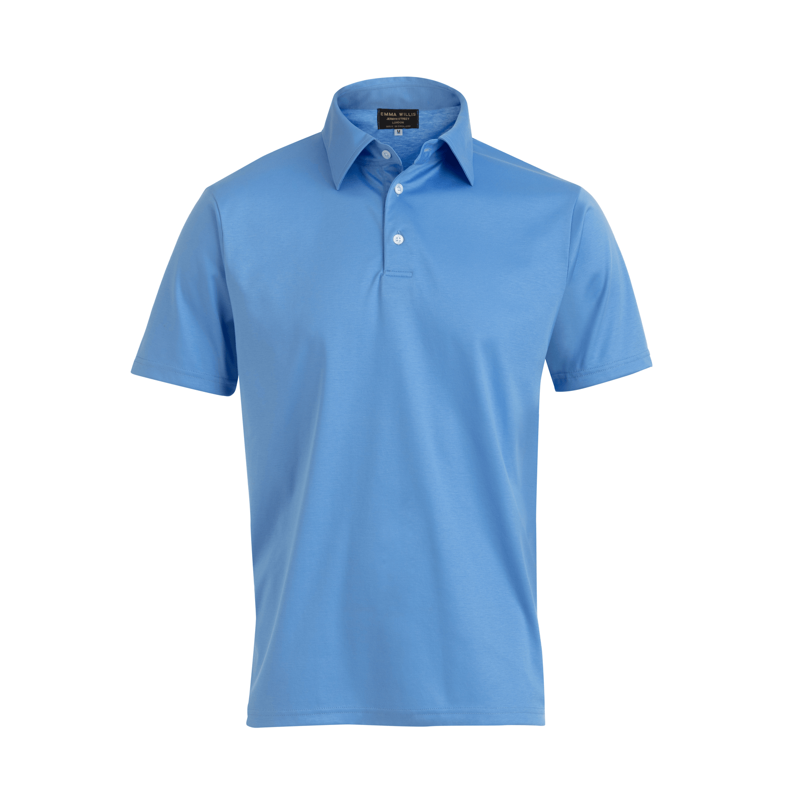 Azure Cotton Polo Shirt New