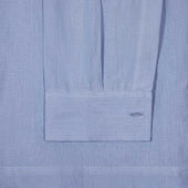 Casual Fit Linen Button Cuff Shirt in Provence