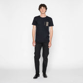 Pocket Tee - Black + Dobby Bands - Black
