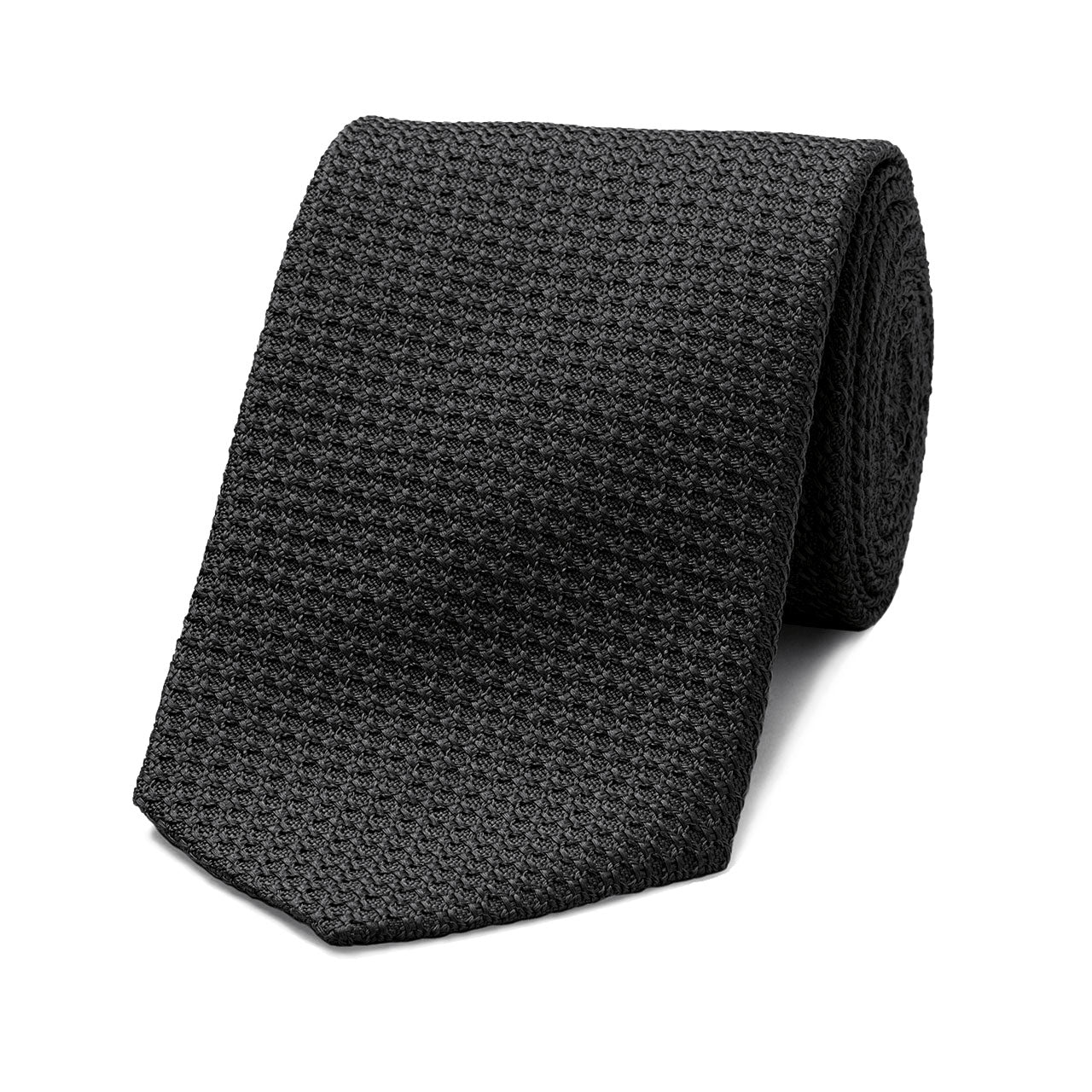 Plain Silk Grenadine Tie In