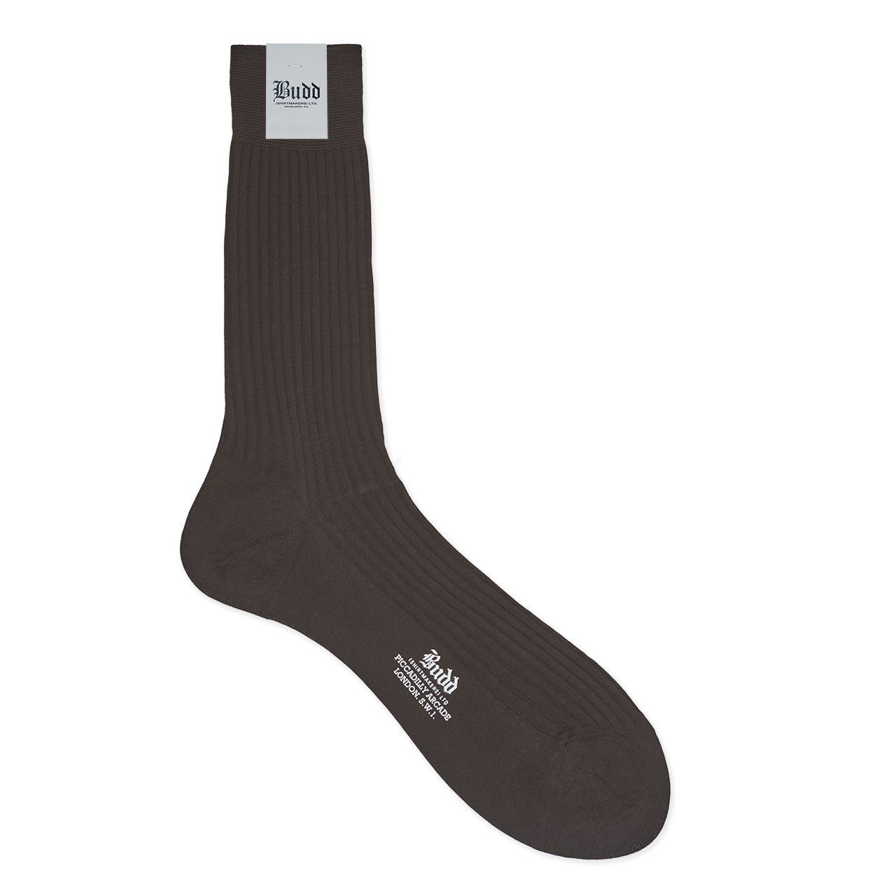 Cotton Short Socks In Brown