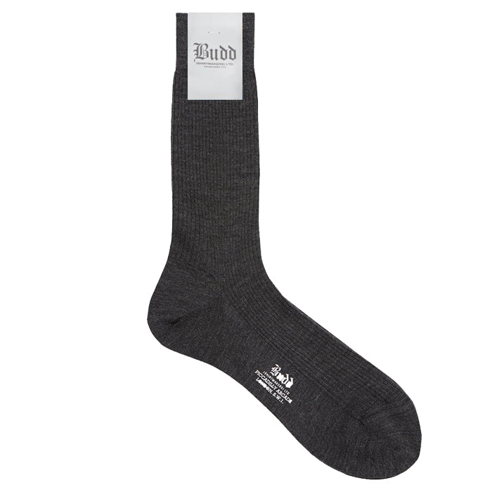Plain Wool Short Socks In