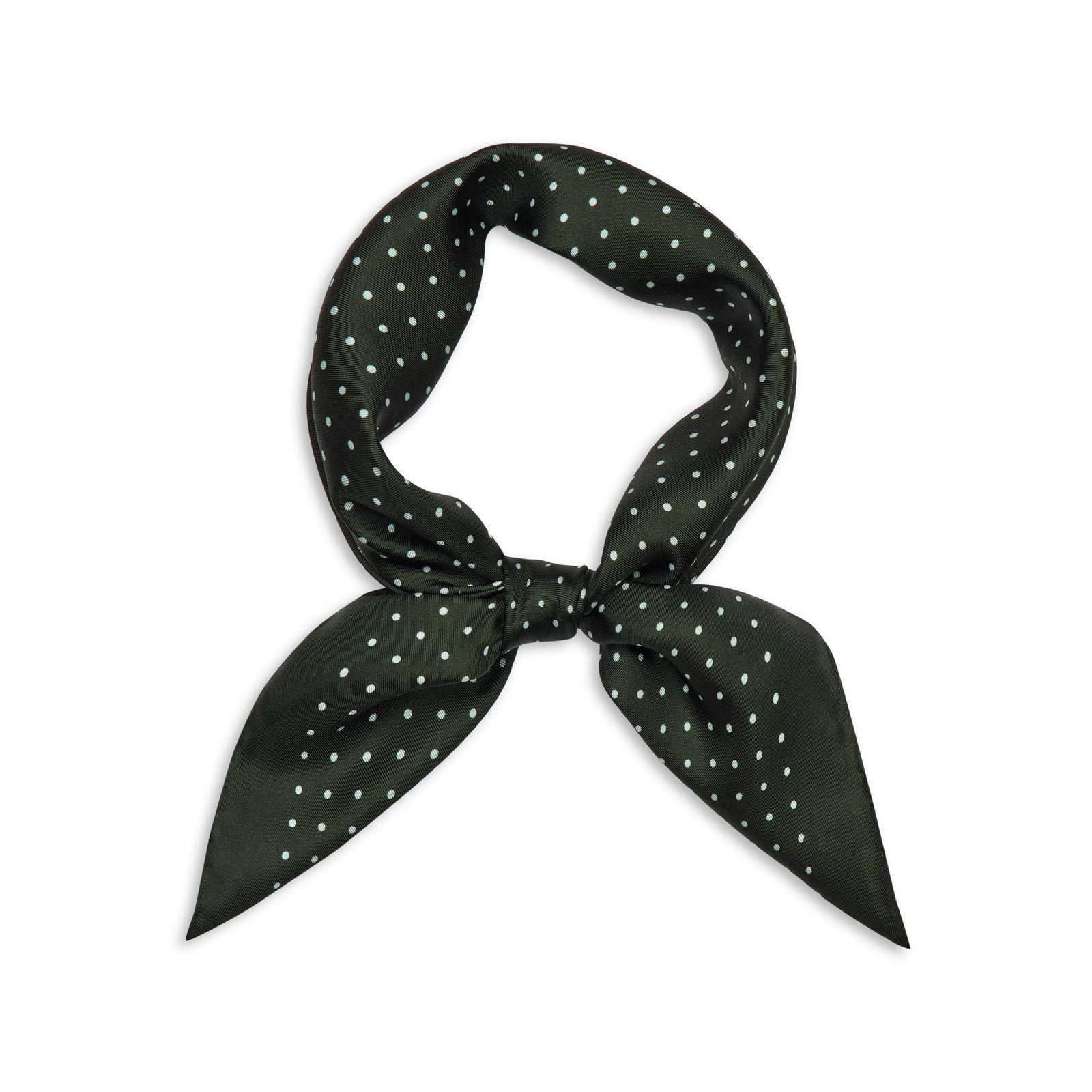 Polka Dot 27inch Silk Square In