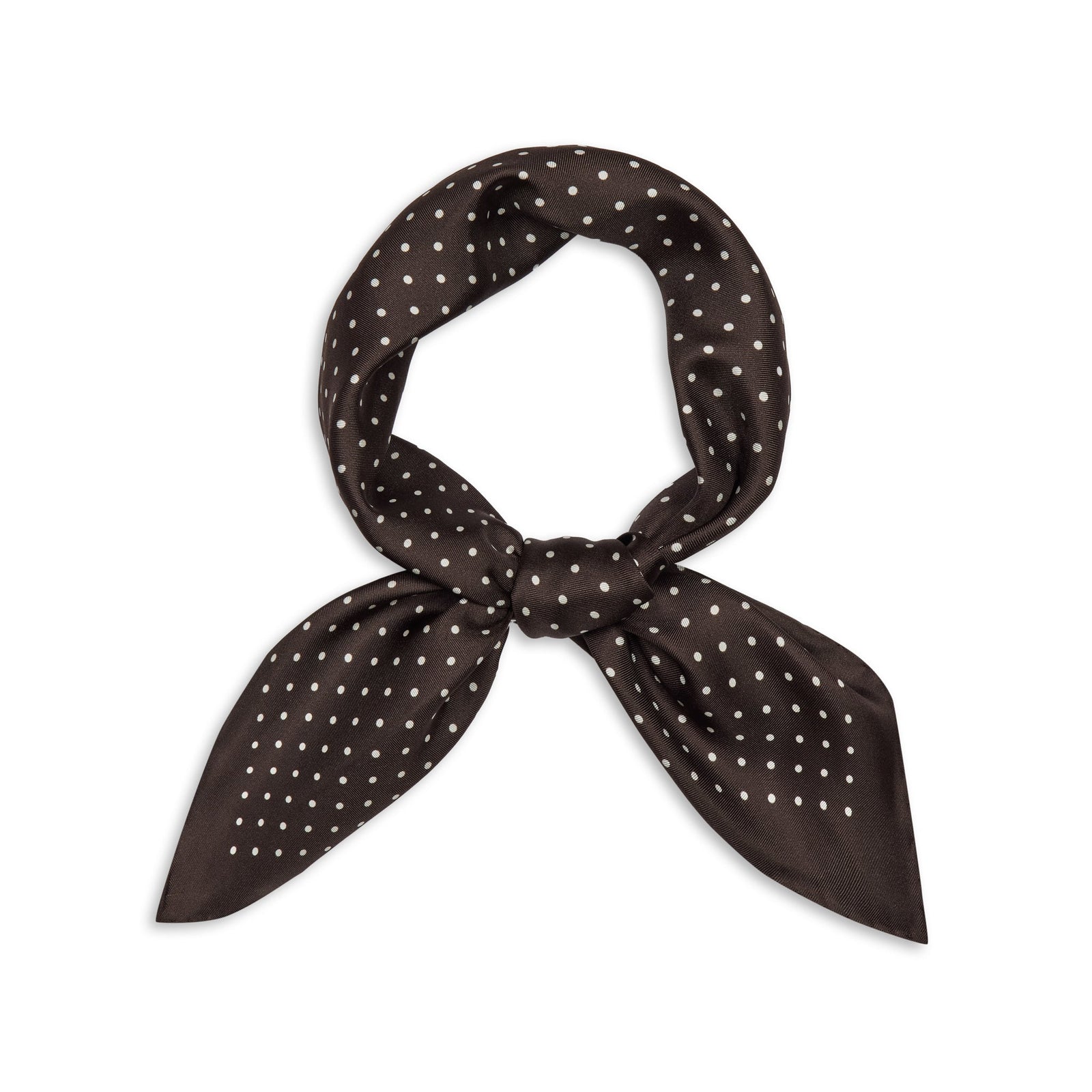 Polka Dot 27inch Silk Square In