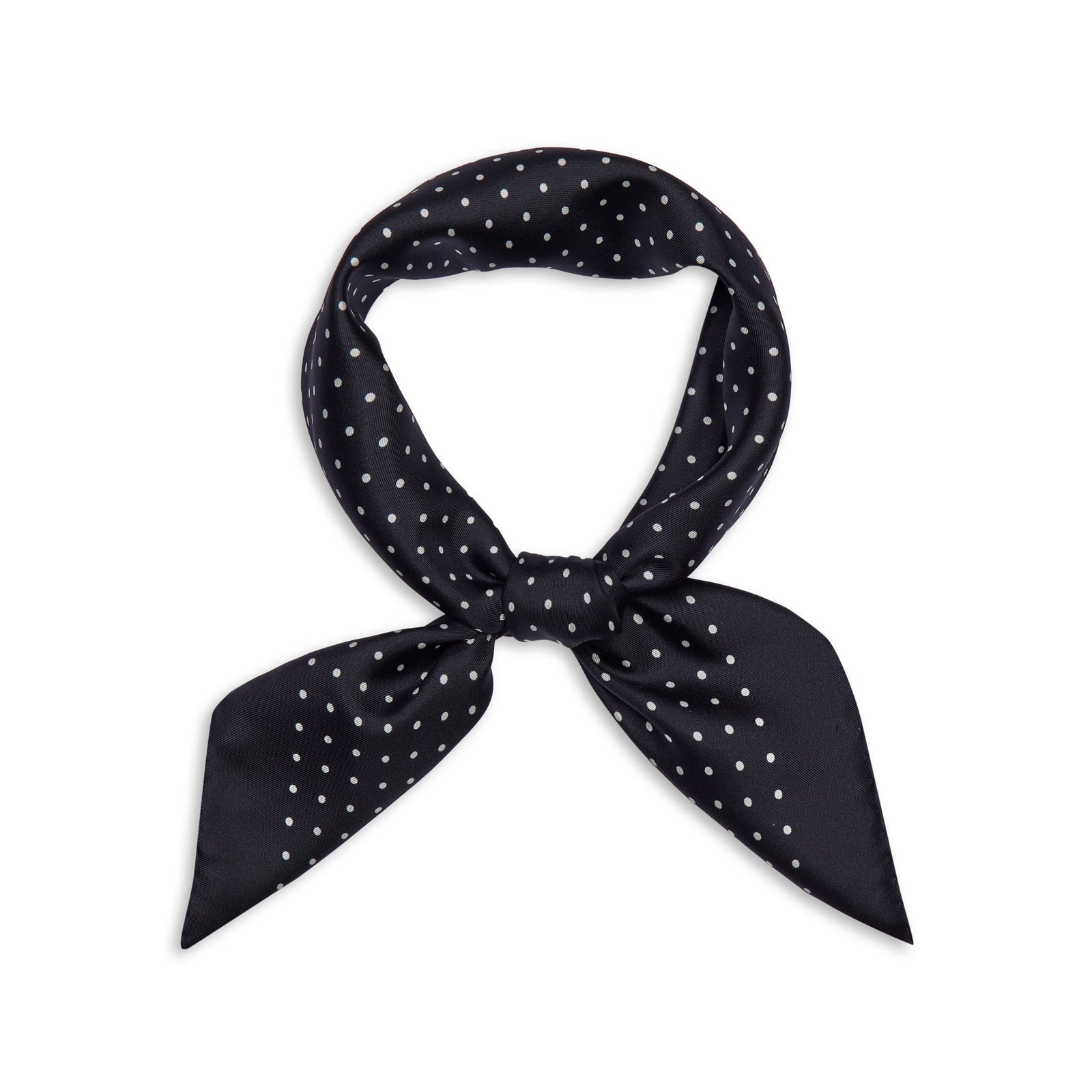 Polka Dot 27inch Silk Square In