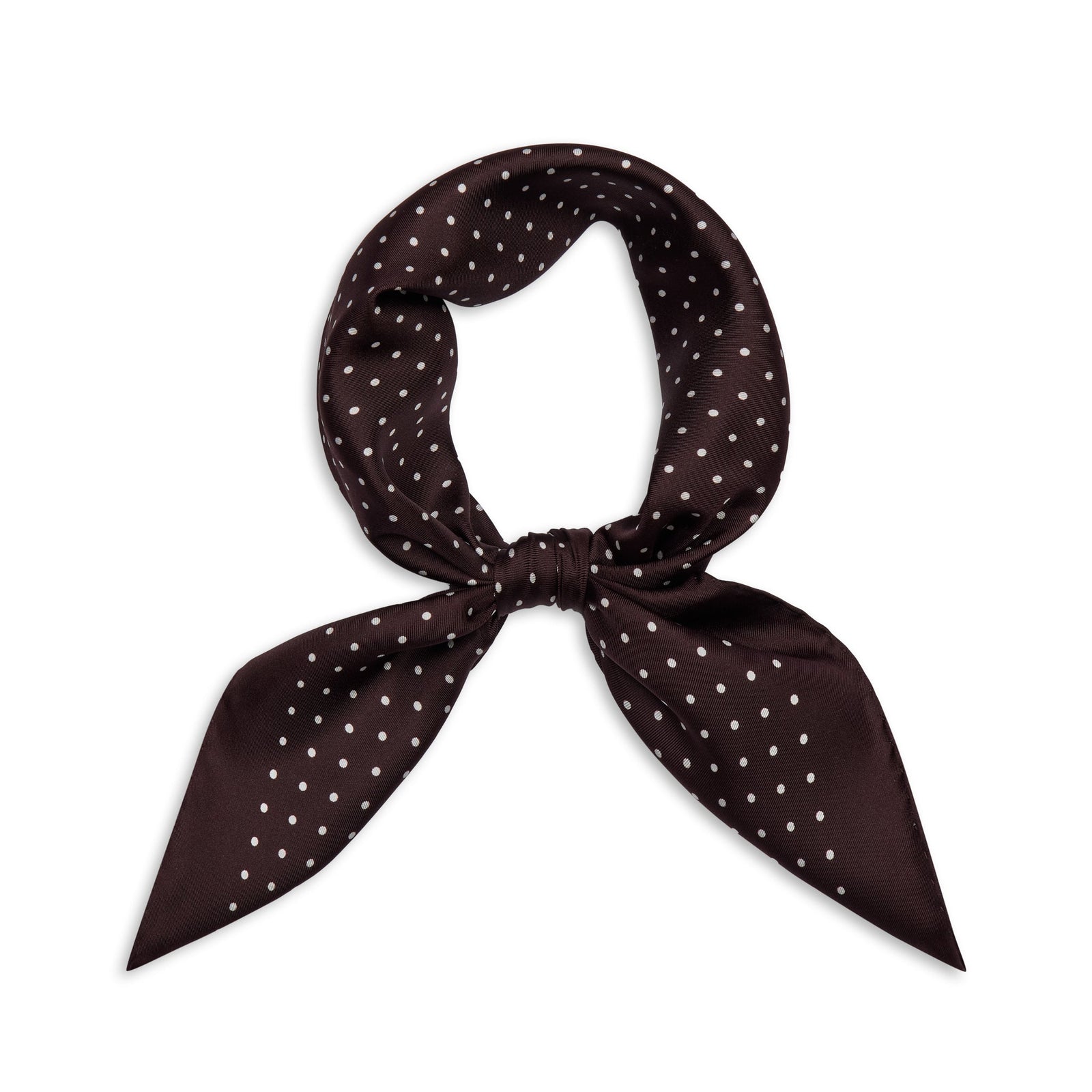 Polka Dot 27inch Silk Square In