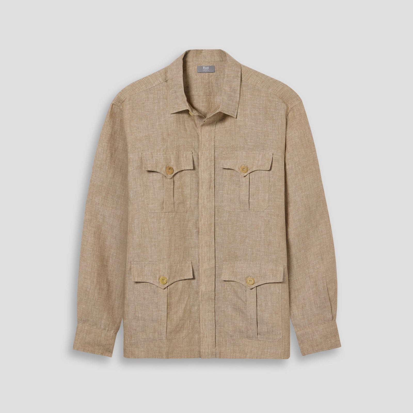 Solbiati Linen Safari Shirt In