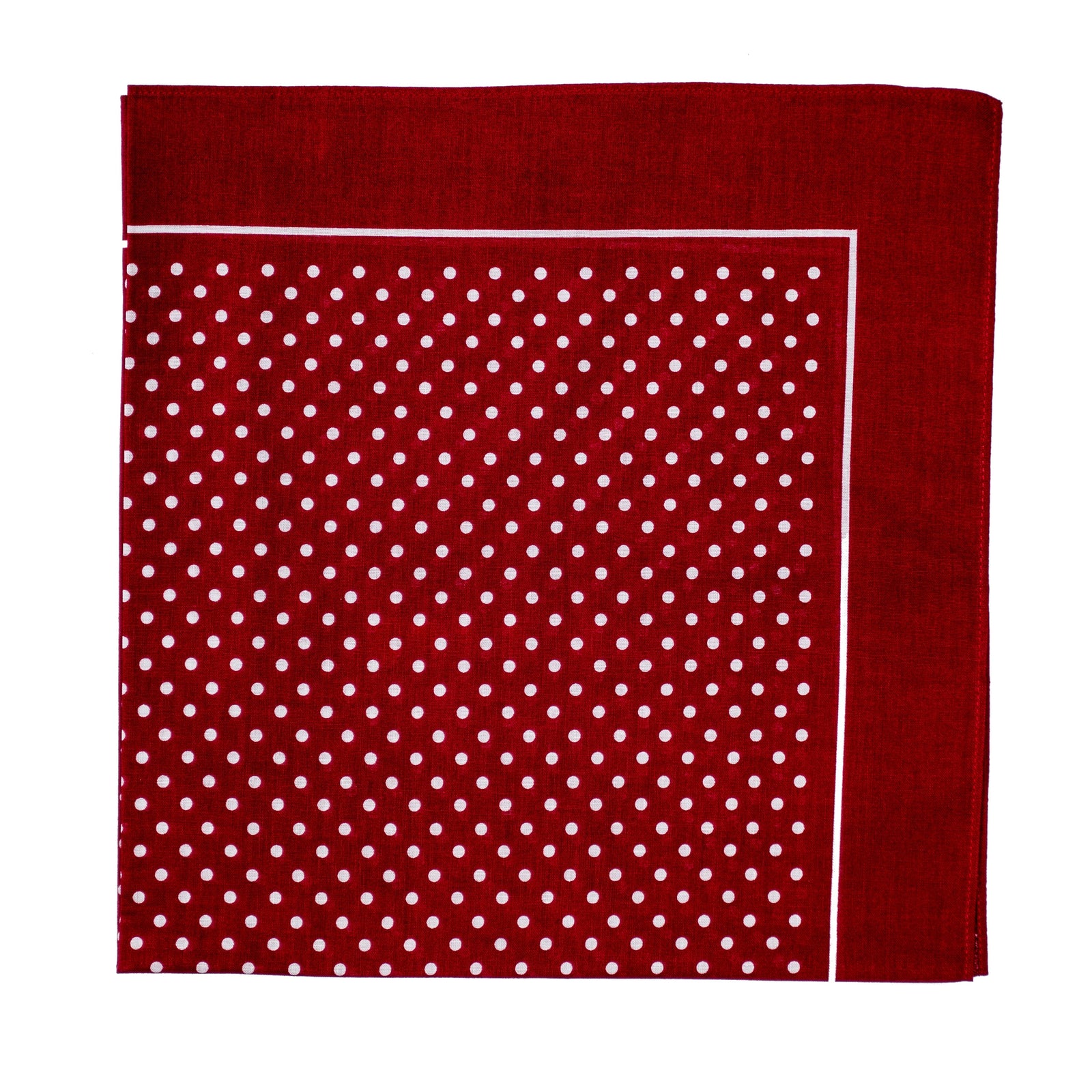 Cotton Polka Dot Handkerchief In