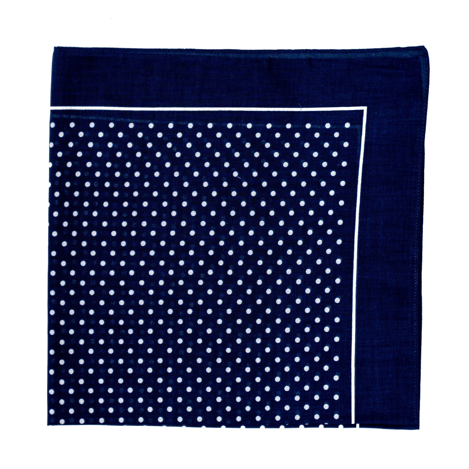 Cotton Polka Dot Handkerchief In