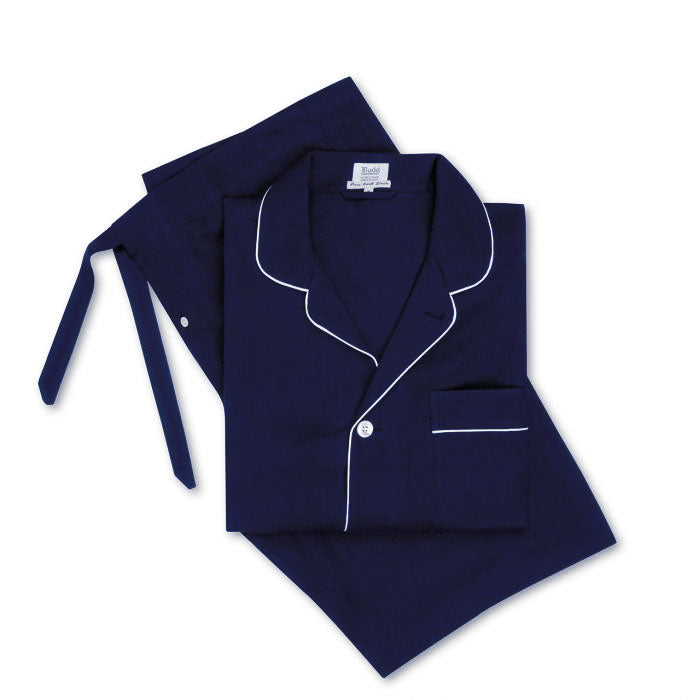 Plain Linen Pyjamas In