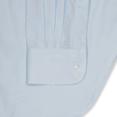 Classic Fit Plain Poplin Button Cuff Shirt In