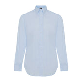 Tailored Fit Plain Poplin Button Cuff Shirt In