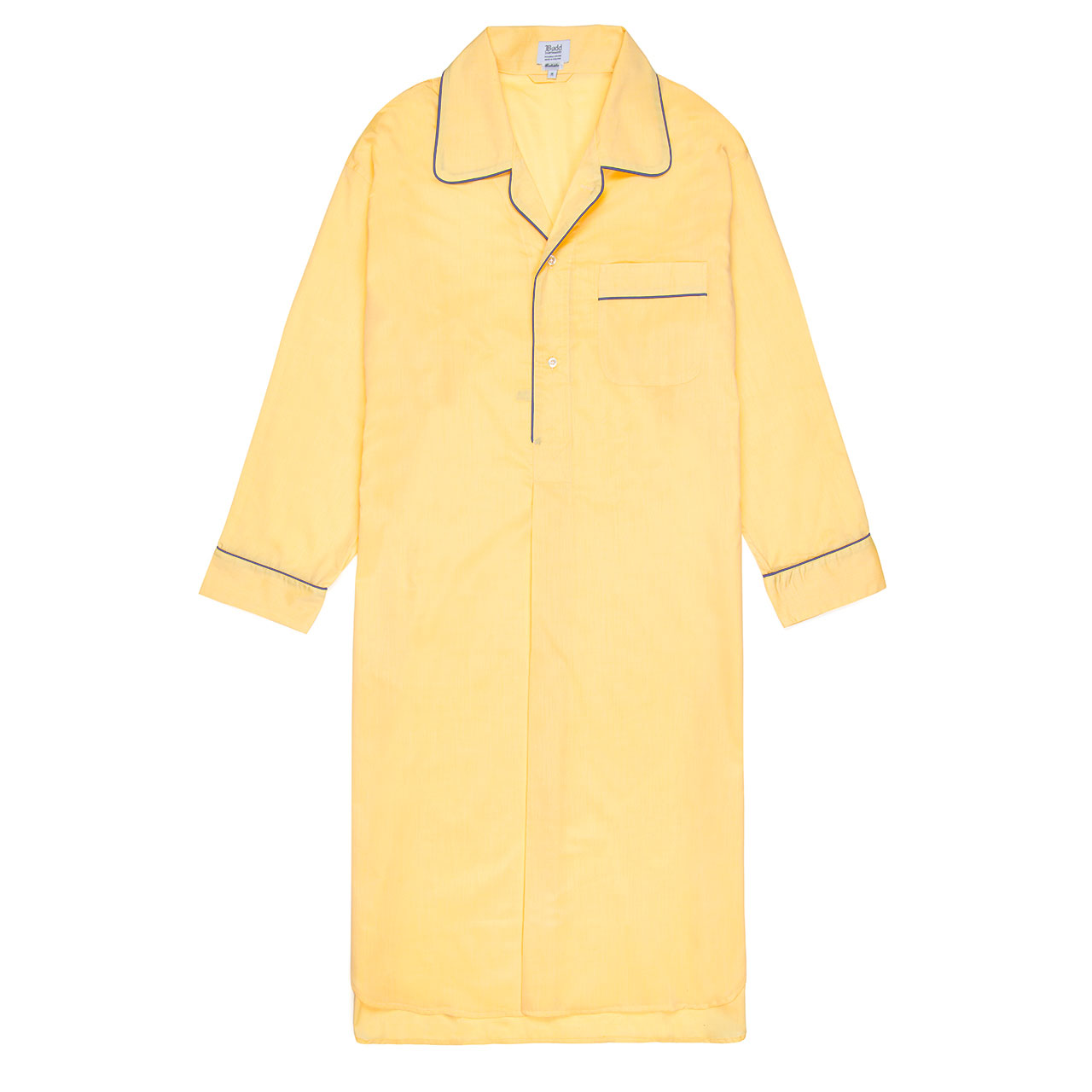 Plain Batiste Nightshirt In Lemon