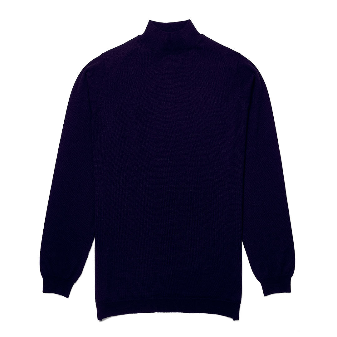 Merino Wool Turtle Neck Jumper In