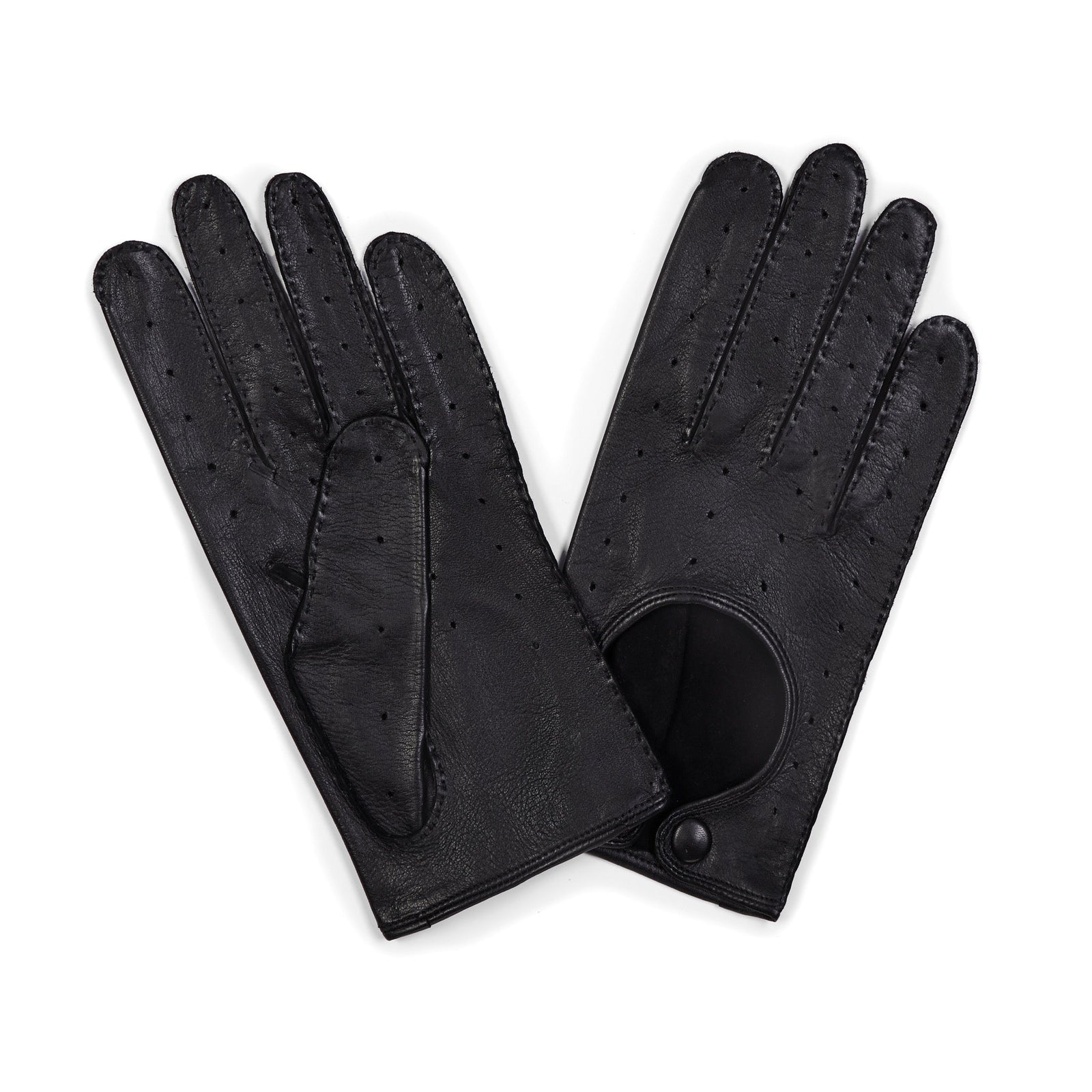 Leather Driving Gloves In