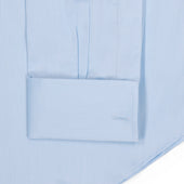 Tailored Fit Fine Piquet Double Cuff Shirt In