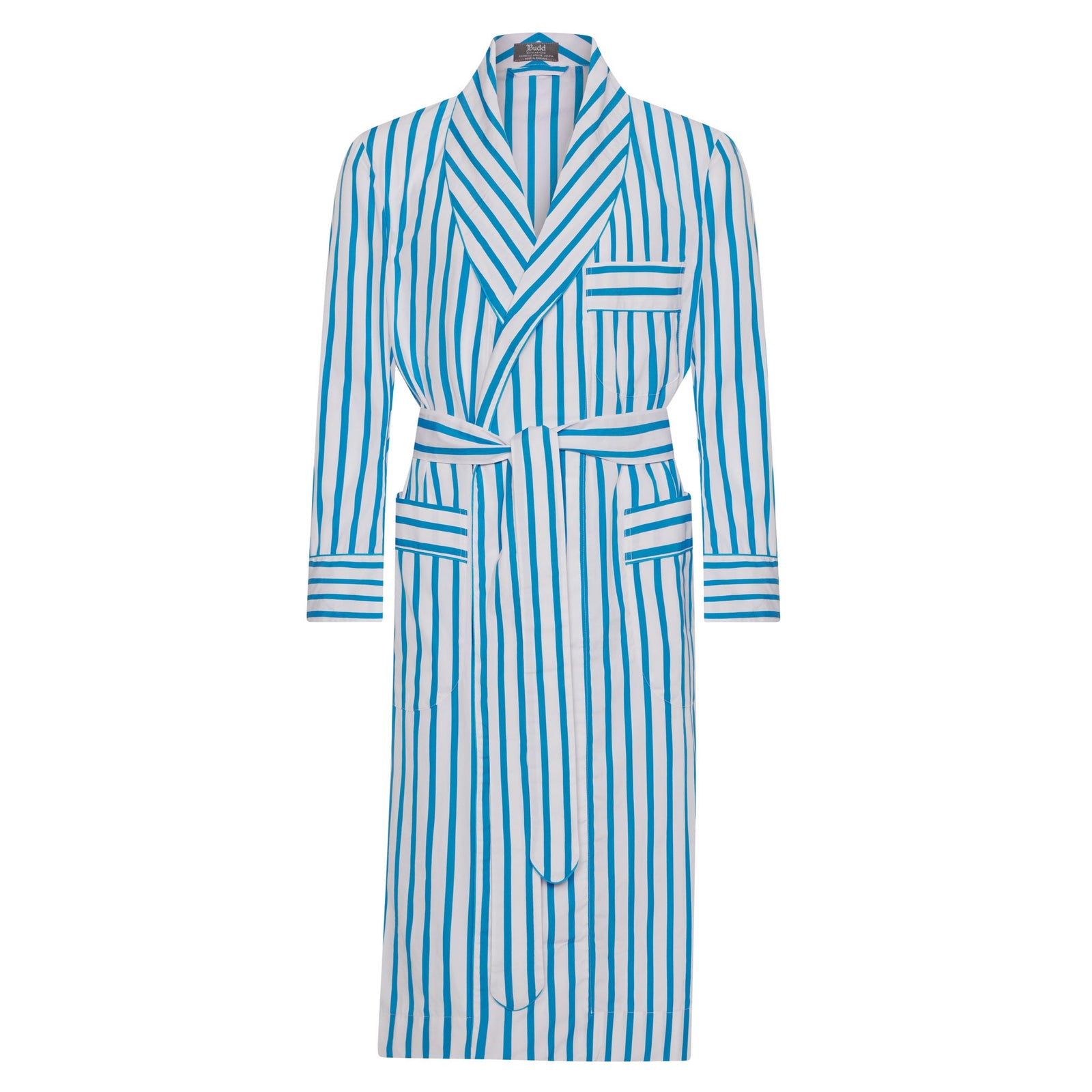 Stripe Poplin Dressing Gown In California