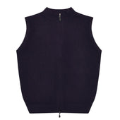 Welbeck Geelong Wool Gilet in Navy