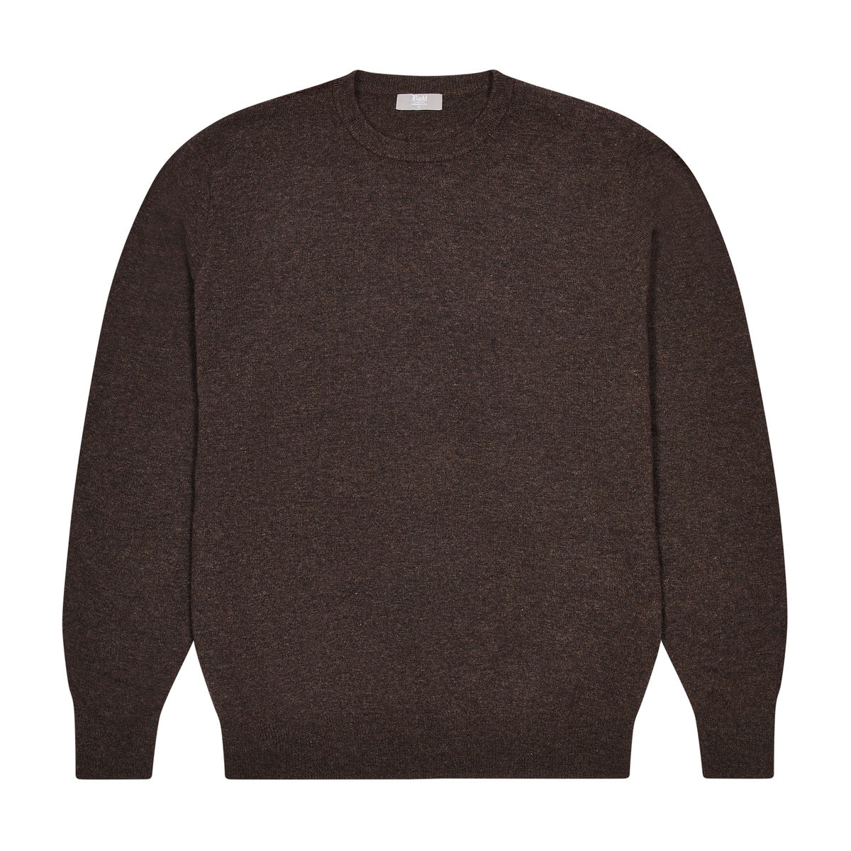 Harley Geelong Wool Crew Neck Jumper In Bracken