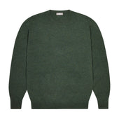 Harley Geelong Wool Crew Neck Jumper in Hunter