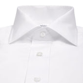 Slim Fit Poplin Double Cuff Shirt In
