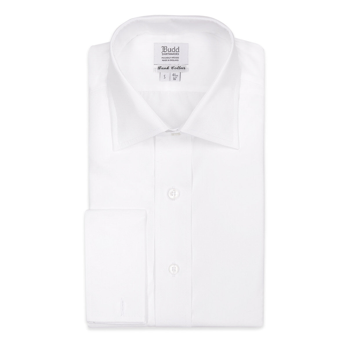 Slim Fit Poplin Double Cuff Shirt In