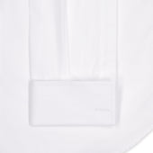 Slim Fit Poplin Double Cuff Shirt In