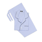 Giza 87 Egyptian Cotton Classic Fit Pyjamas in Sky Blue