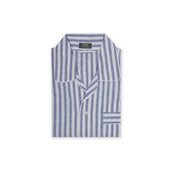 Chambray Nightshirt in Blue and White Stripe