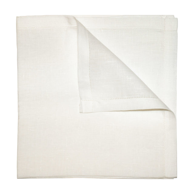 Hemstitch Snuff Handkerchief in White