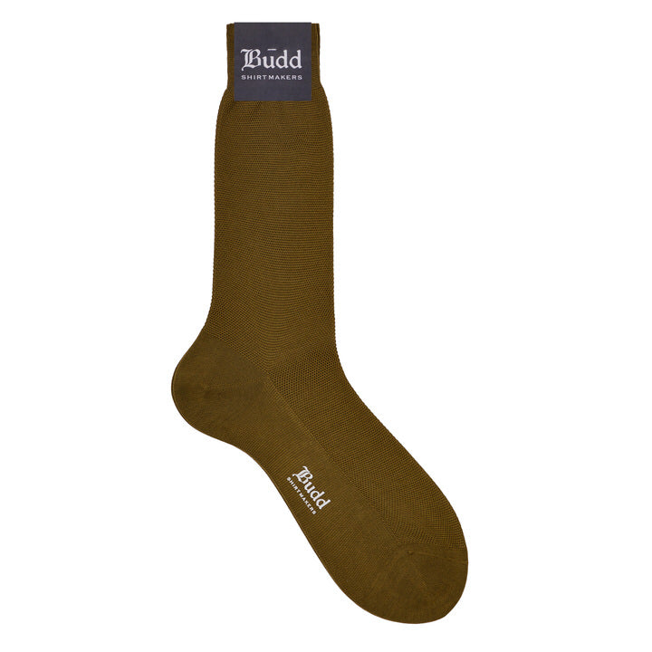 Piquet Cotton Short Socks In