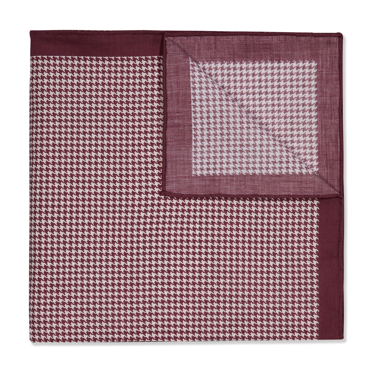 Houndstooth Cotton Lawn Neckerchief In
