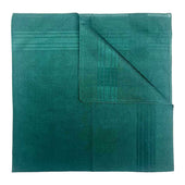 Italian Cotton Satin Border Bandana Handkerchief In