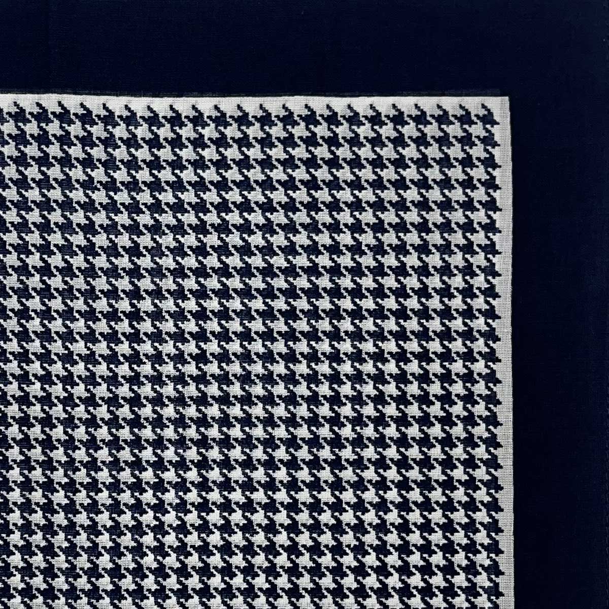 Italian Cotton Dogtooth Handkerchief In