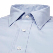 Classic Fit Wide Herringbone Double Cuff Shirt In
