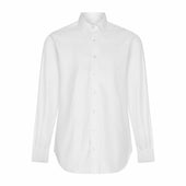 Classic Fit Wide Herringbone Double Cuff Shirt In