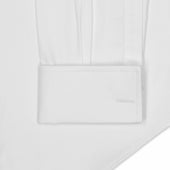 Tailored Fit Wide Herringbone Double Cuff Shirt In